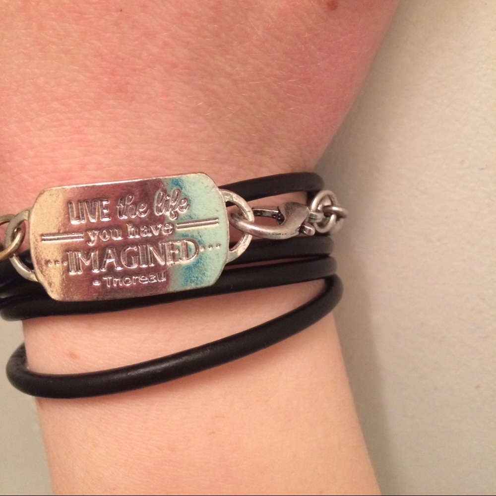 Quote wrap bracelet/ necklace