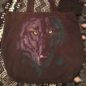 Large wolf bag