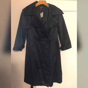 Bebe belted trench coat, medium