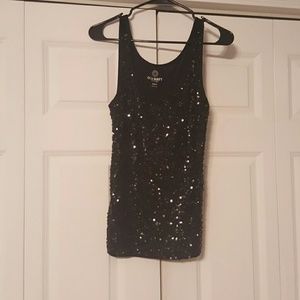Black Old Navy sequence tank top.