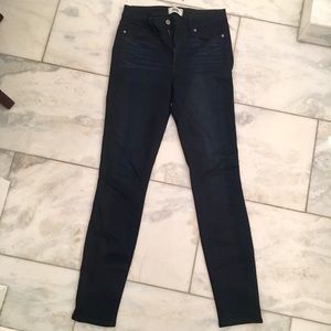 Dark wash Paige Hoxton ultra skinny jeans