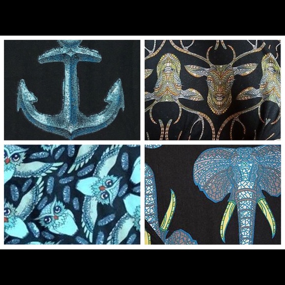 LuLaRoe Mystery Unicorn One Size Leggings - Picture 2 of 2