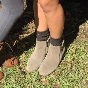 Taupe booties!