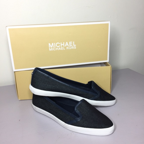 MICHAEL Michael Kors Shoes - MICHAEL Micheal Kors Denim Slip On Shoes.