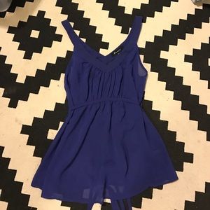 Royal Blue Sheer Tank