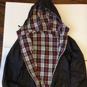 Reversible Plaid Hoodie