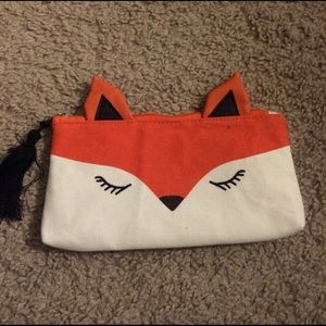 Fox makeup bag