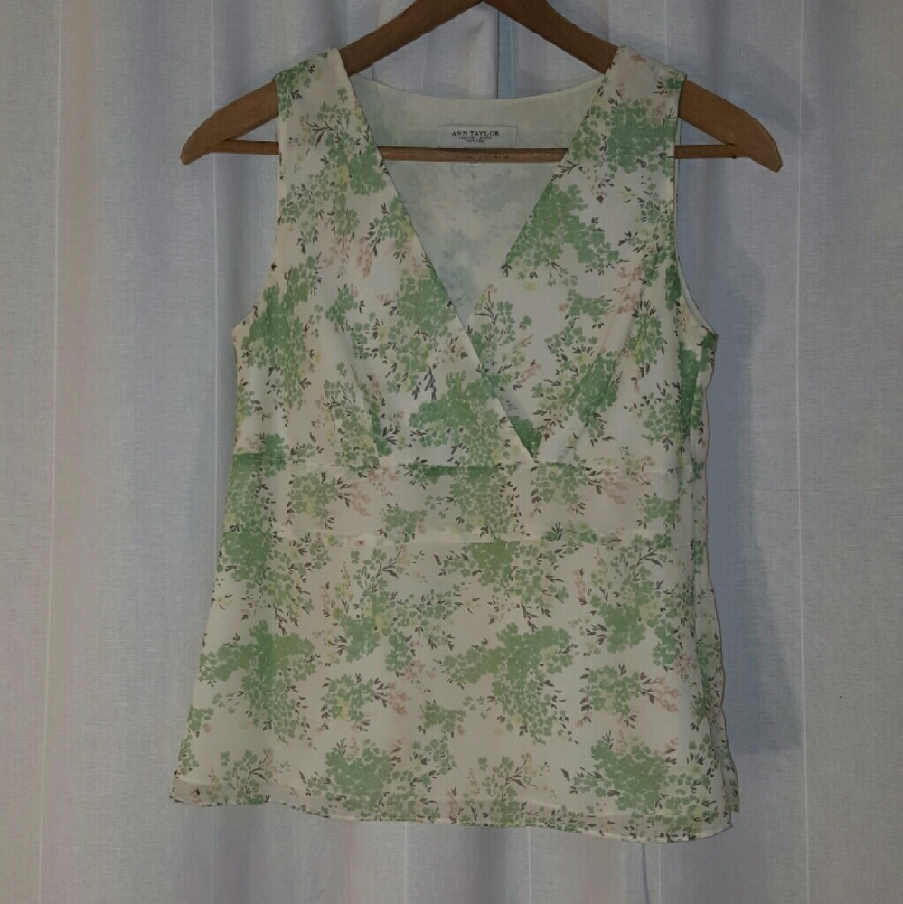Ann Taylor floral blouse