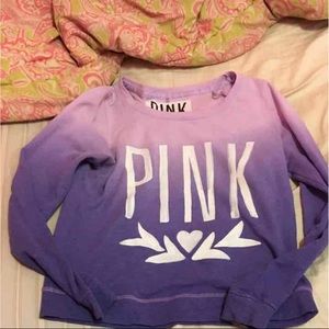 Purple Ombre Crew neck sweatshirt