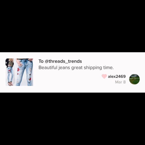 SOLD 🌸🆕 Embroidered Jeans - Picture 8 of 8