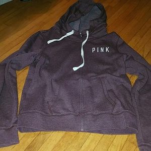 VS pink  zip up