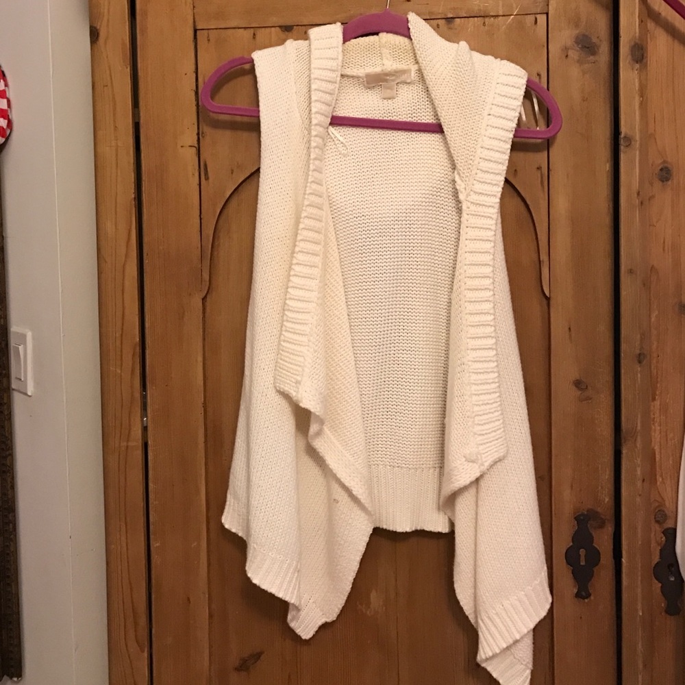 Michael Kors vest with hoodie