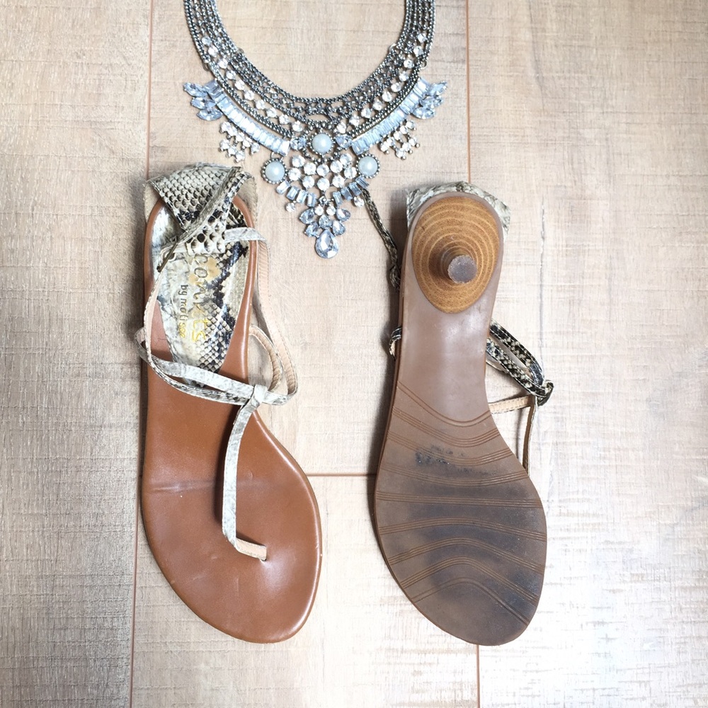 Snakeskin Sandals - Picture 3 of 3
