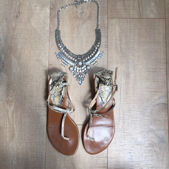 Coconuts by Matisse Shoes - Snakeskin Sandals