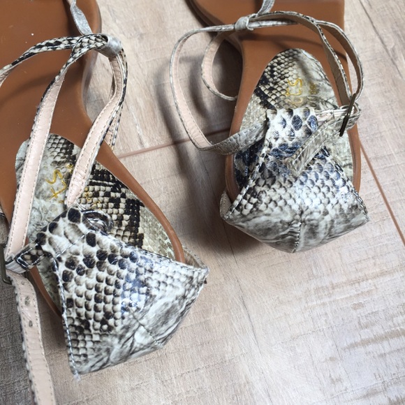 Snakeskin Sandals - Picture 2 of 3