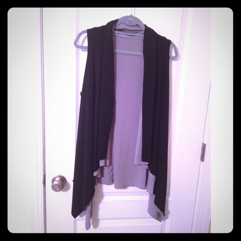 Reversible Black/Grey Vest