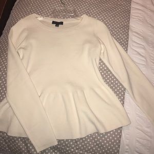 PRICE REDUCED. Beautiful peplum sweater!