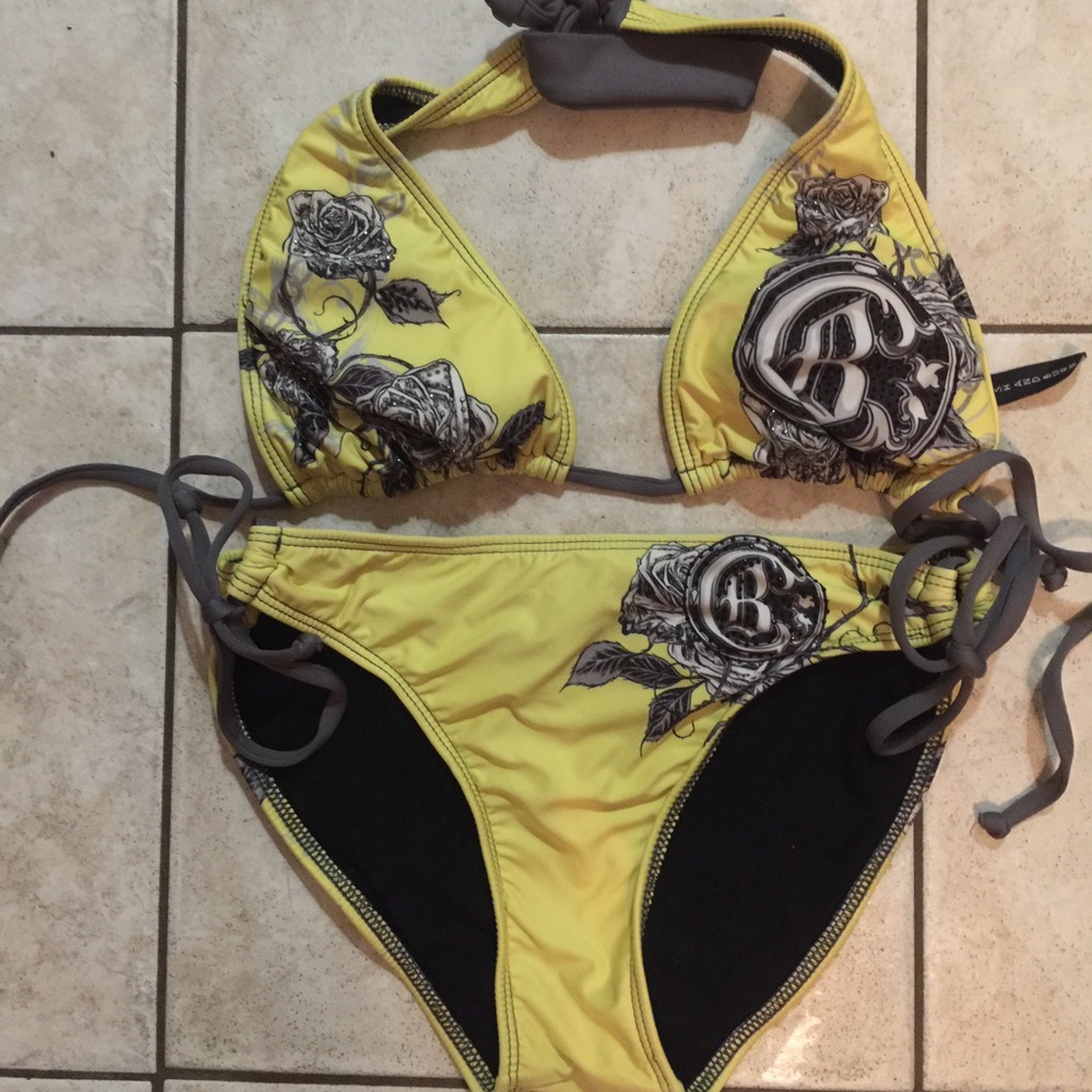 Crash and burn two piece size small swimsuit