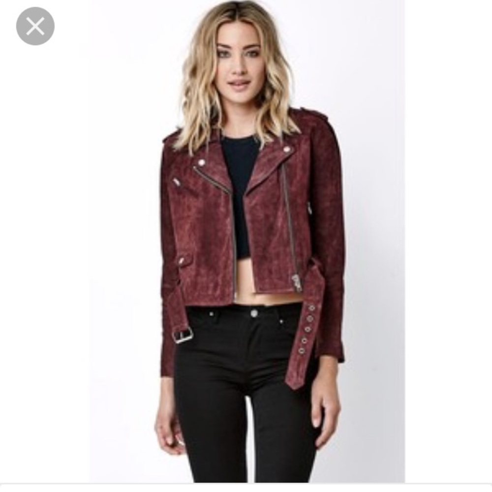OBEY Suede Moto Jacket