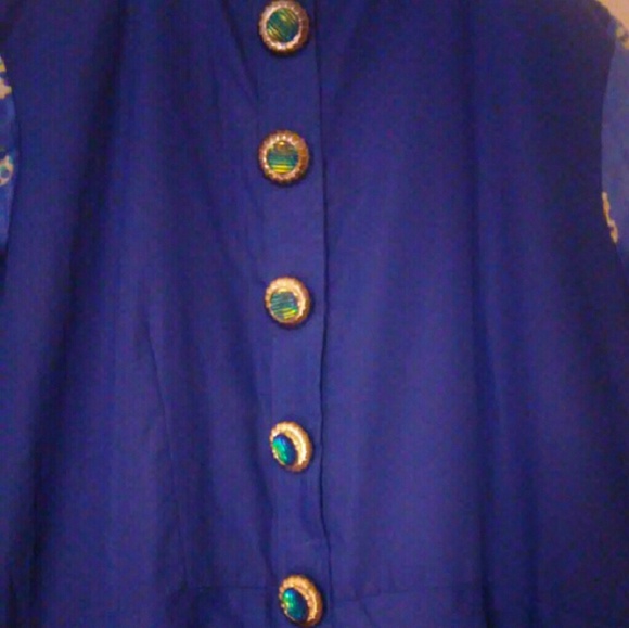 90%off brand new Royal blue vintage style gown!✨ - Picture 4 of 8