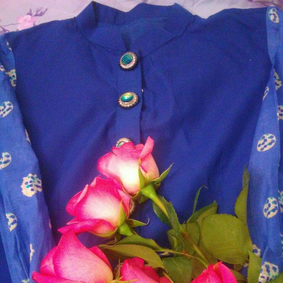 90%off brand new Royal blue vintage style gown!✨ - Picture 5 of 8