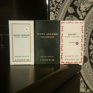 3 Marc Jacob's mini fragrances