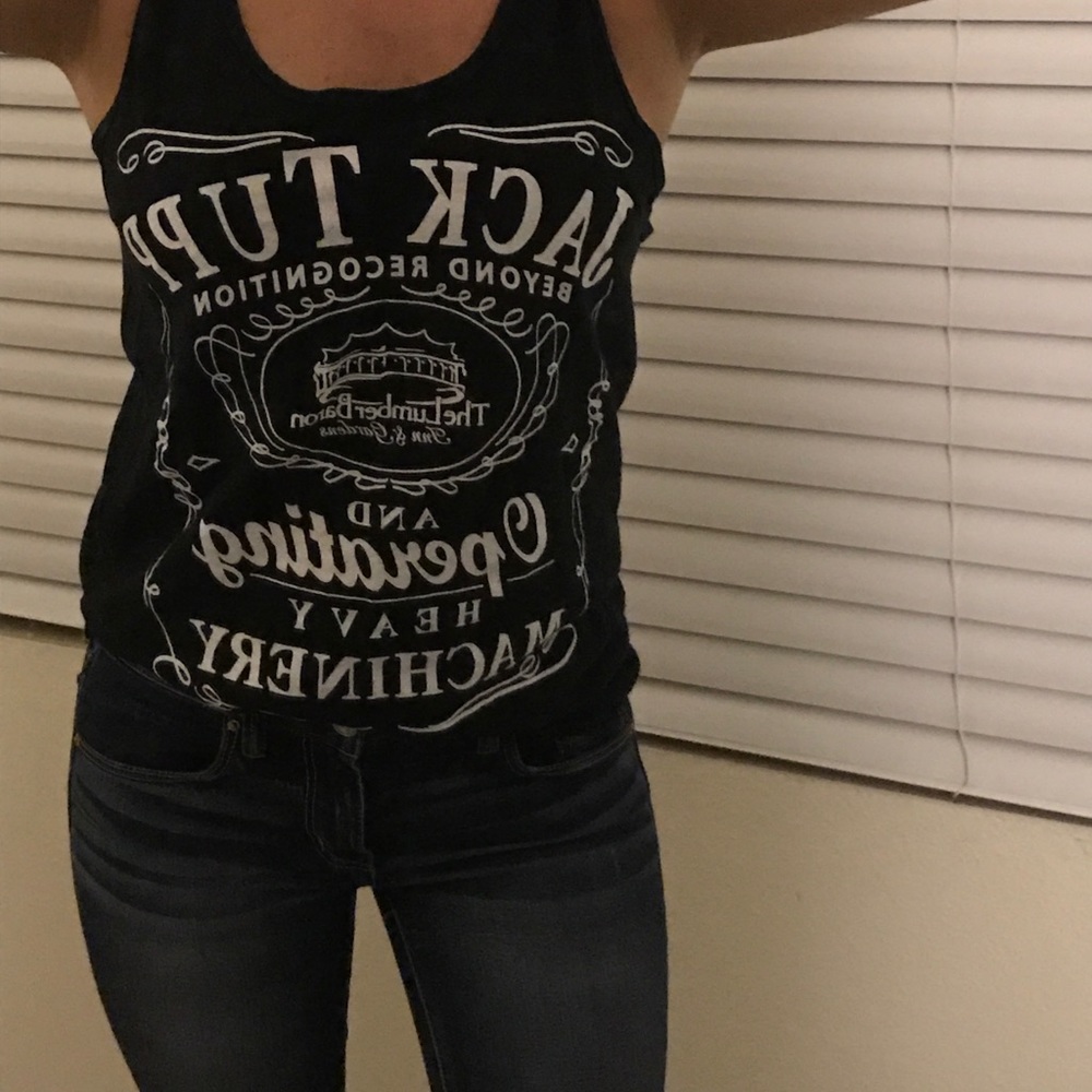 Jack Tupp Country drinking concert tank black