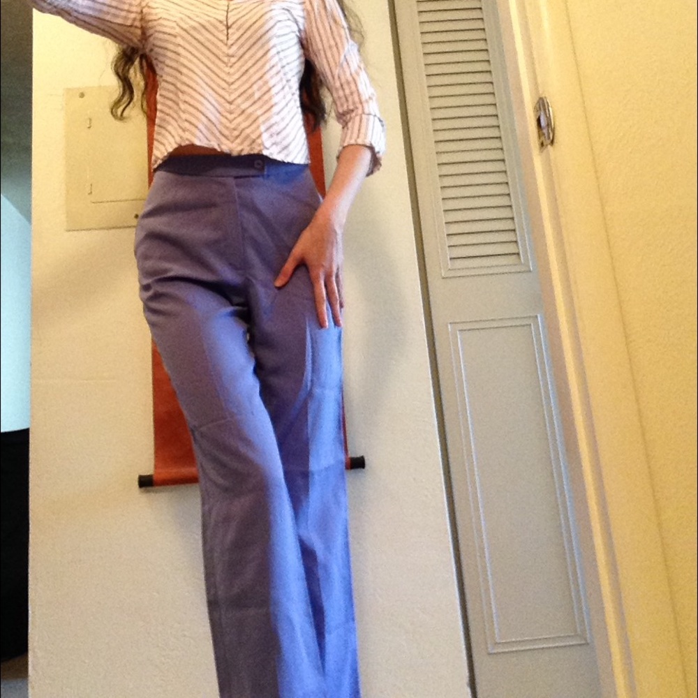 BOGO Bluish Lavender Purple Skirt + Pants, size 4