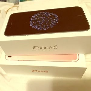 3 different iPhone boxes w/out accessories