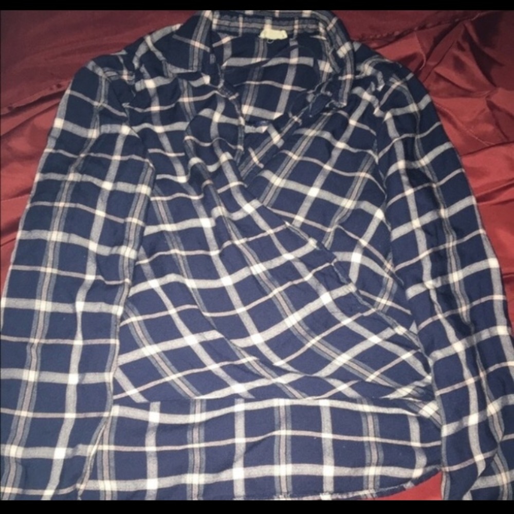 Plaid hollister shirt