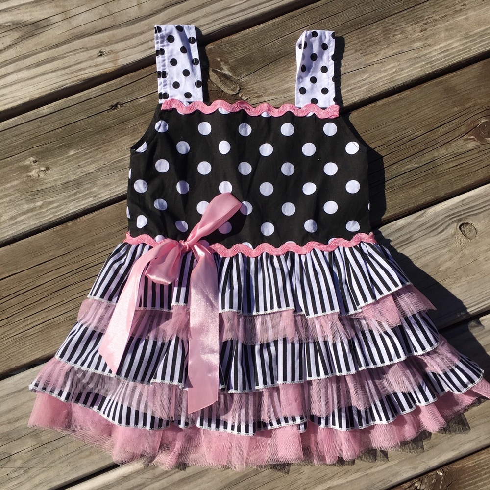 Black and Pink Dress