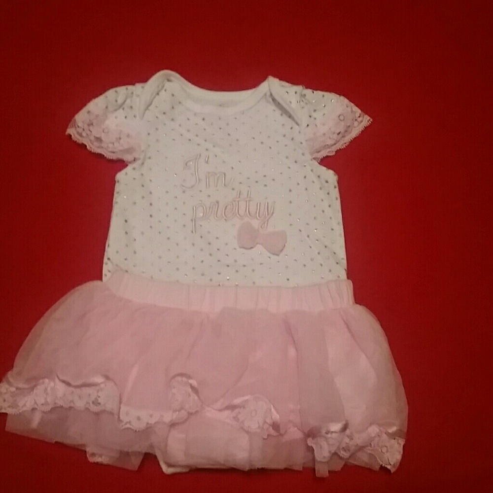 2 Piece Set - Onesie & Skirt