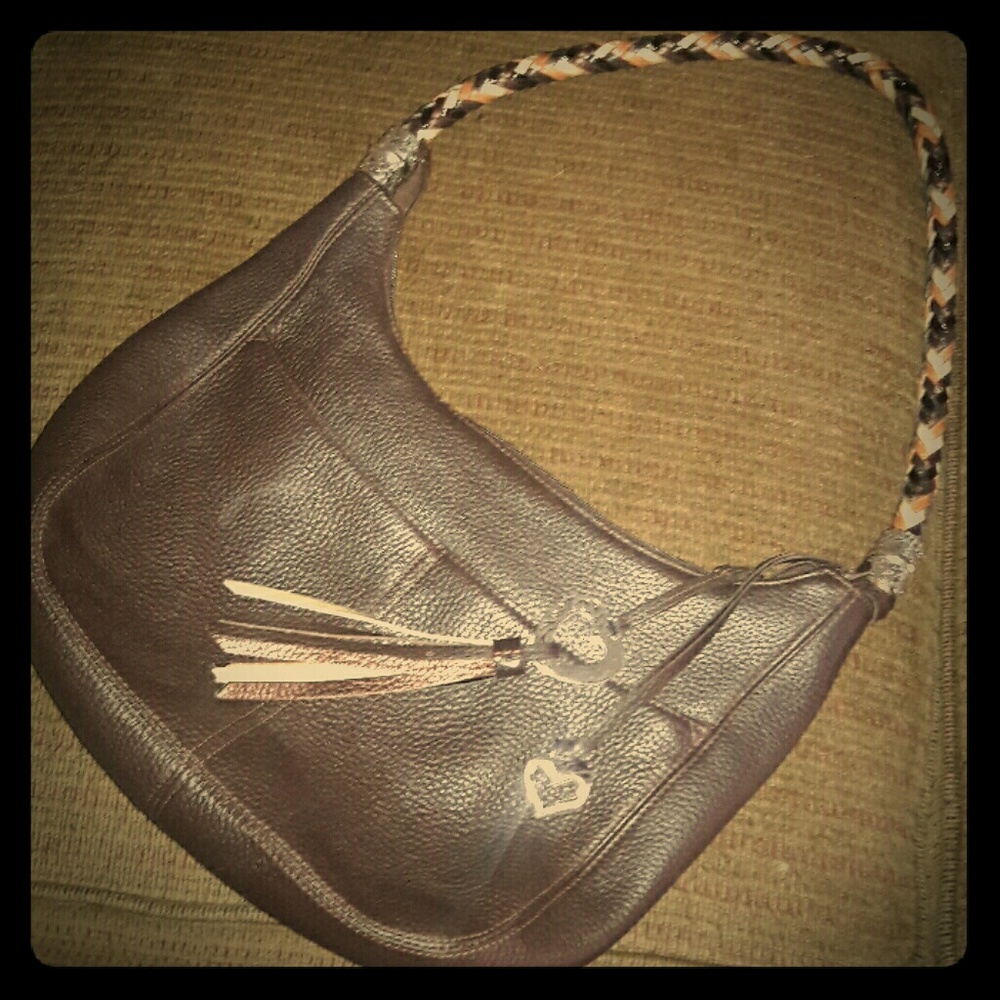 Brighton brown leather hobo