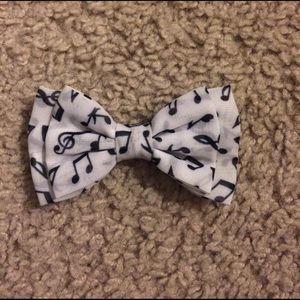 Music note Hair clip/ bow tie