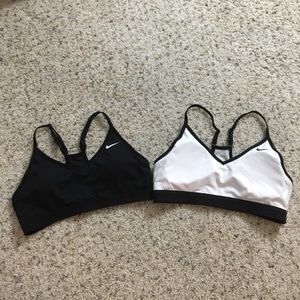 2 Nike Indy sports bras