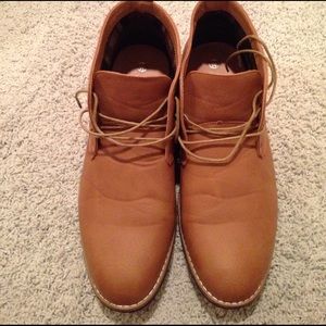 Classic mid high boots, camel color. Size 11 US.