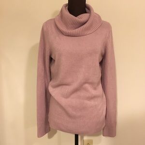 Light Purple Cowl Neck Sweater L