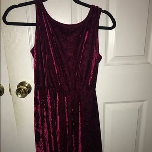 Velvet minidress