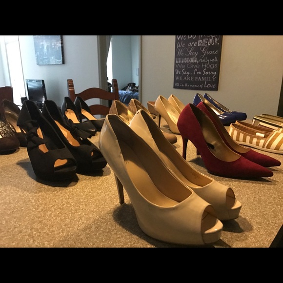 Bundle of designer women heel shoes size 10 and 11 - Picture 2 of 4
