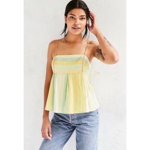 UO Soleil Stripe Babydoll Cami Top