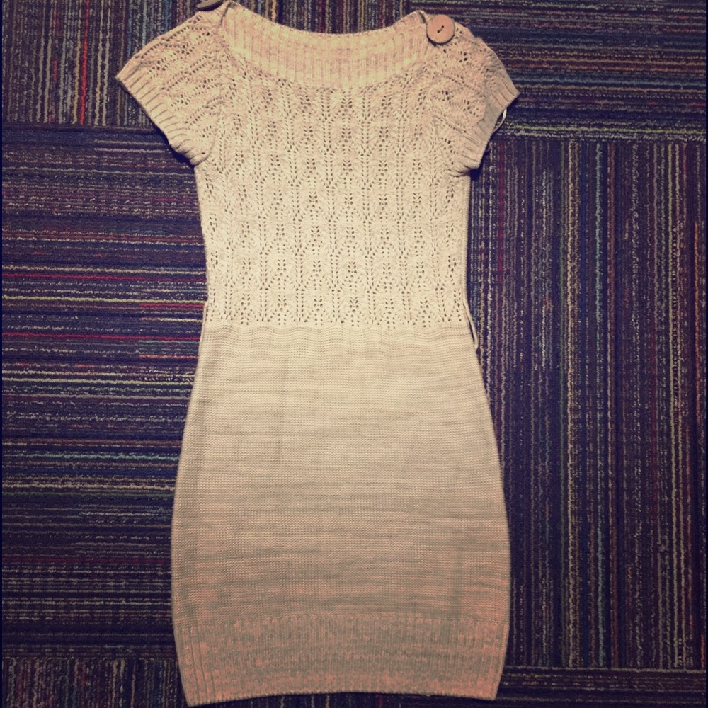 Crochet mini dress
