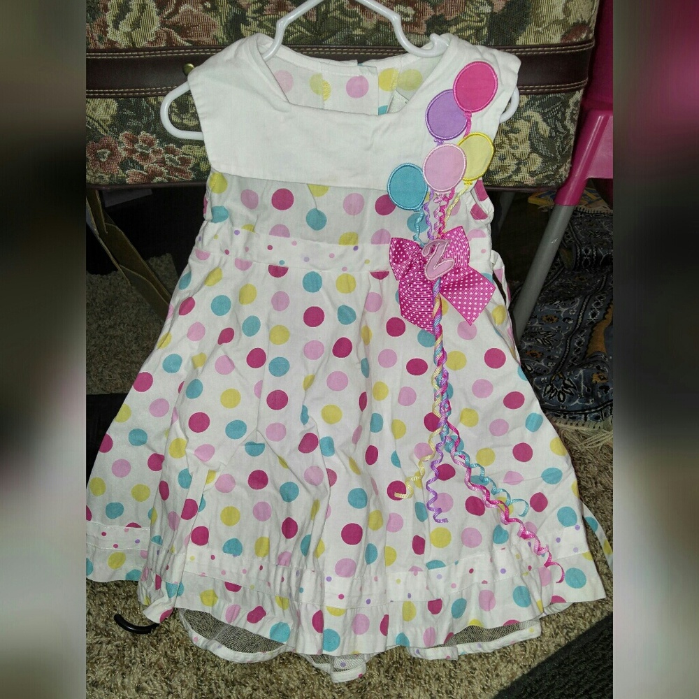 24M boutique birthday polka Dress