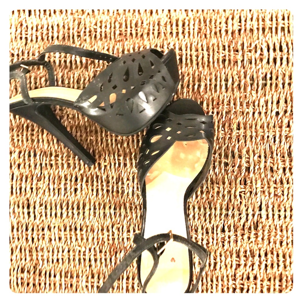 6inch black heels 👠