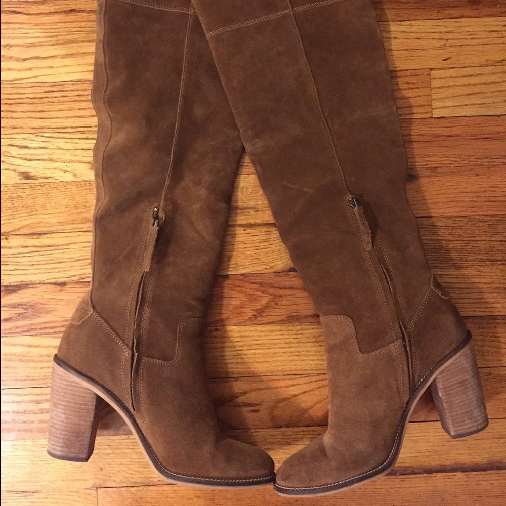 Steve Madden Orlando Cheatnut OTK Boots - Sz.9