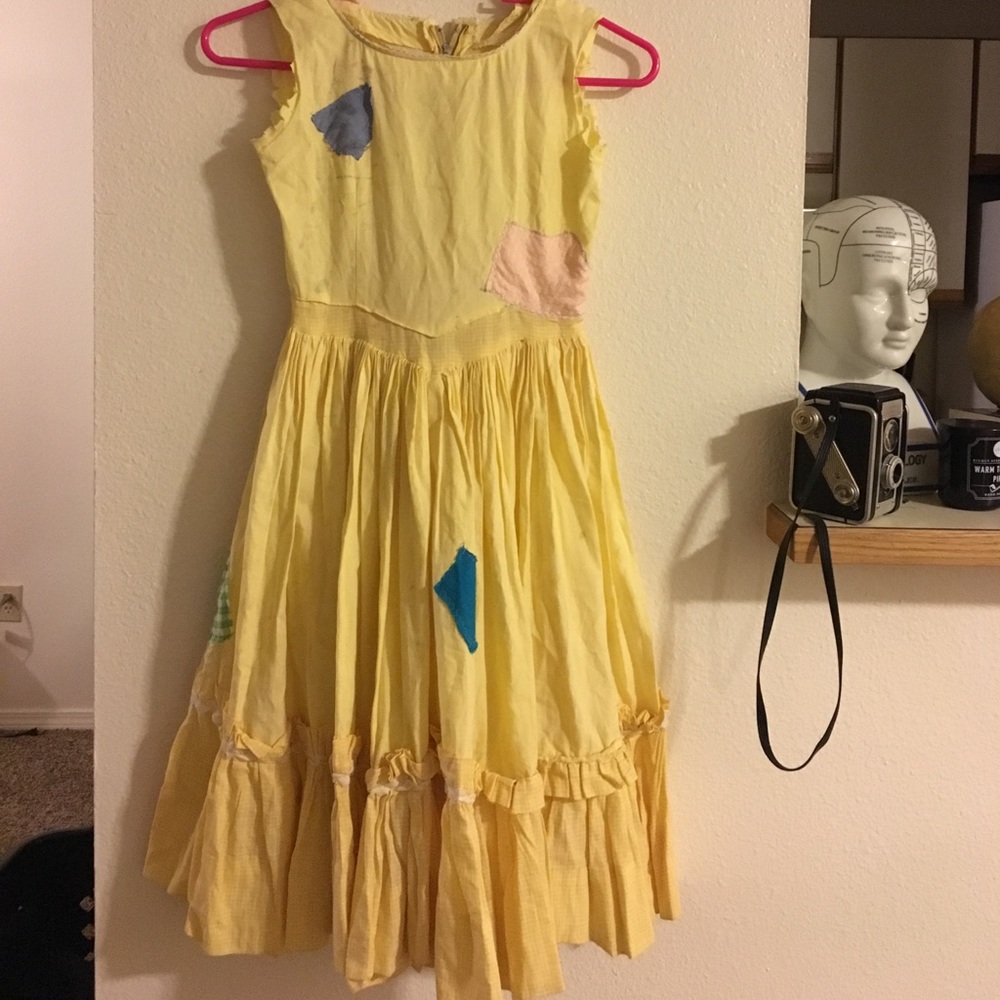 Handmade vintage scarecrow 40s 50s costume