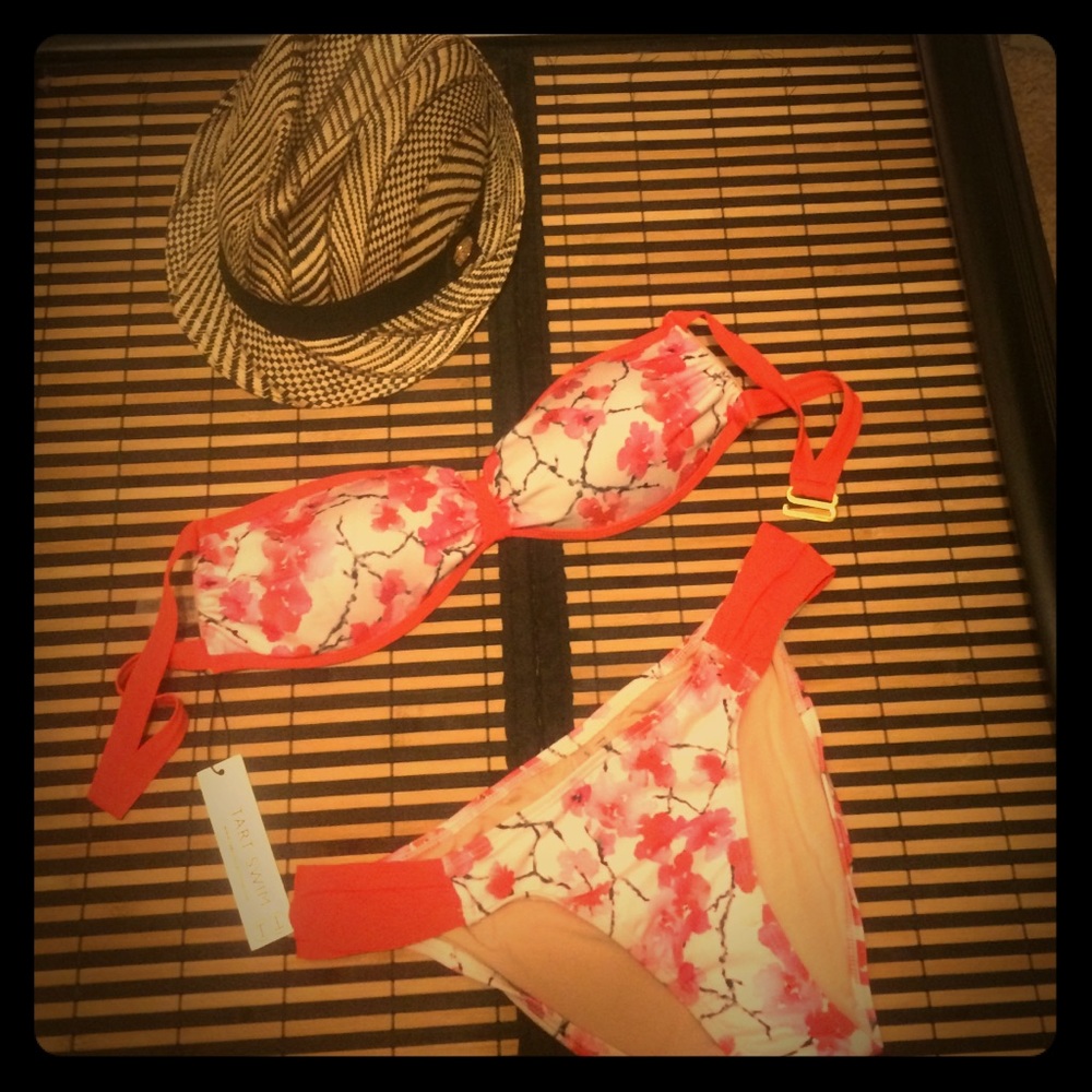 Tart swim suit cherry blossom Asian 2 peice bikini