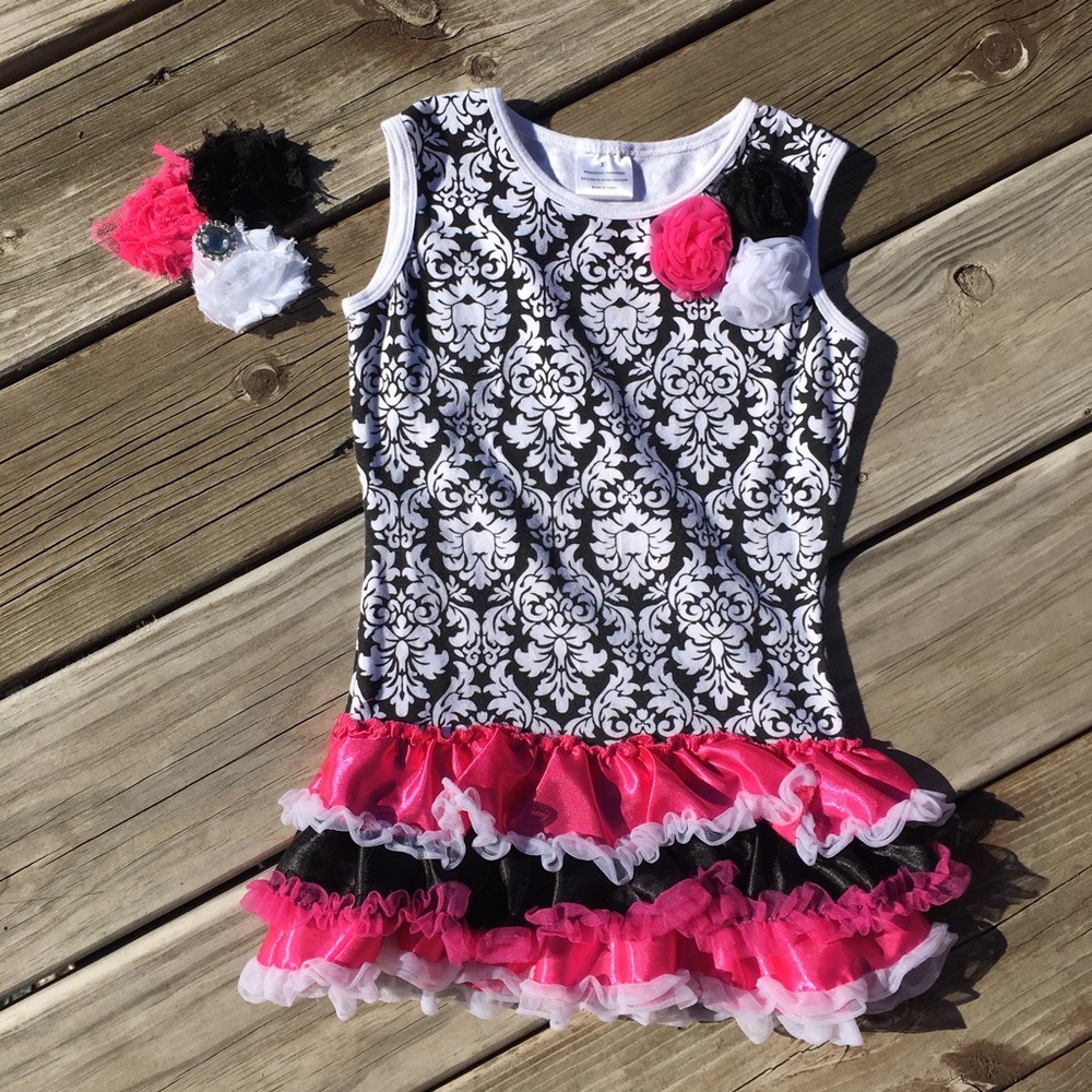 Damask Dress Set