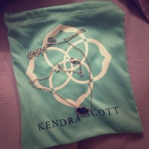 READ DESCRIPTION black Kendra Scott Elisa necklace