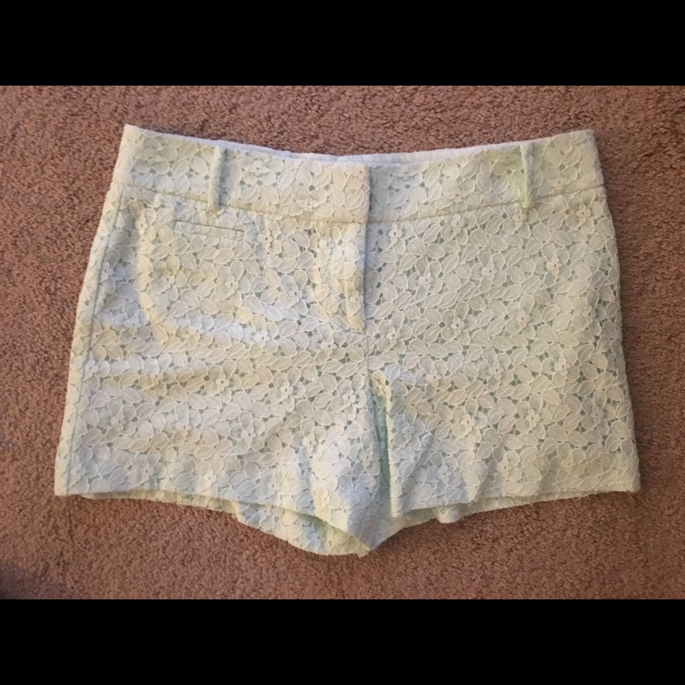Ann Taylor loft Marisa lace eyelet shorts