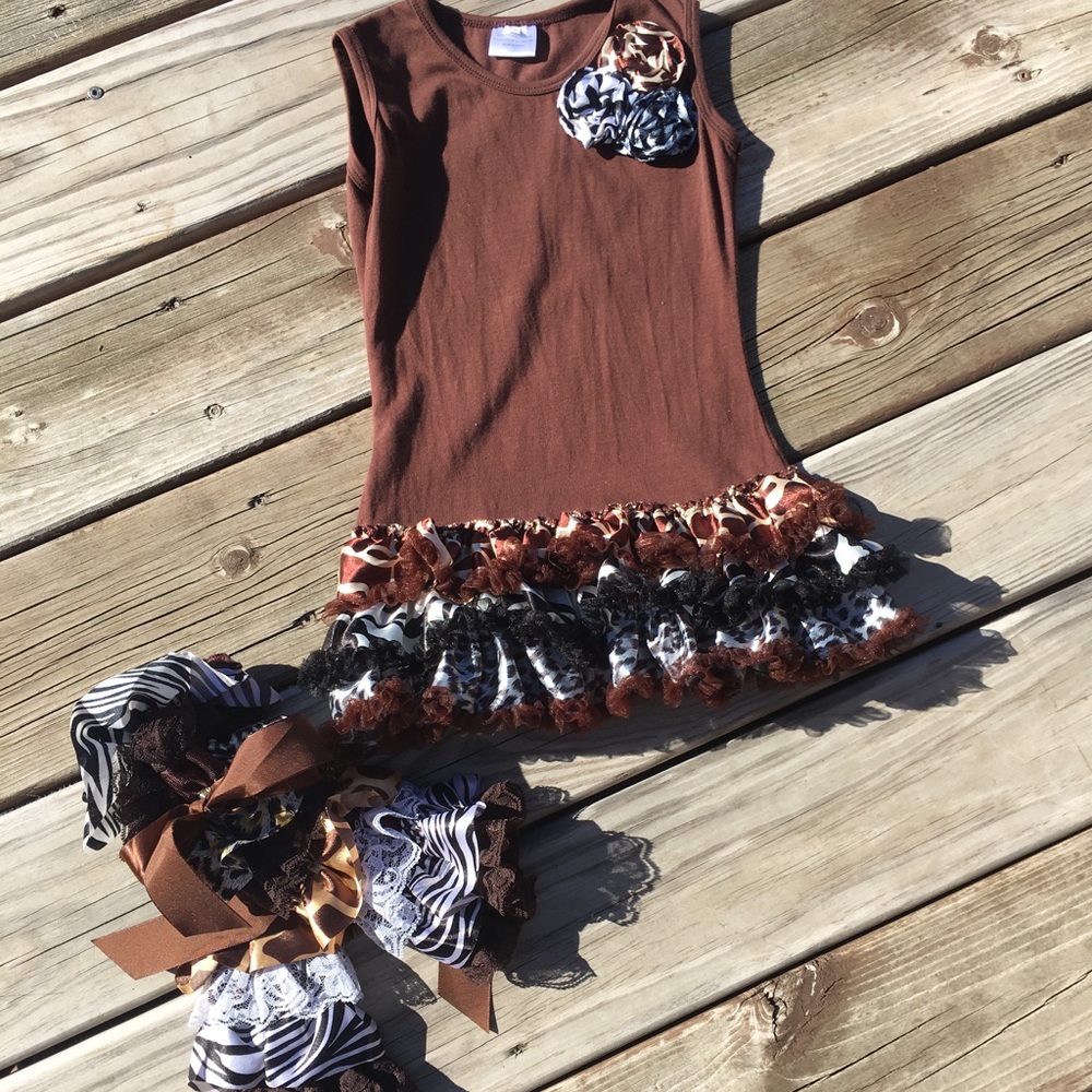 Brown Cheetah Set